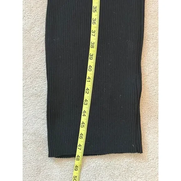 NWT Zara Body Con Ribbed Midi Dress Sz S - Picture 7 of 9